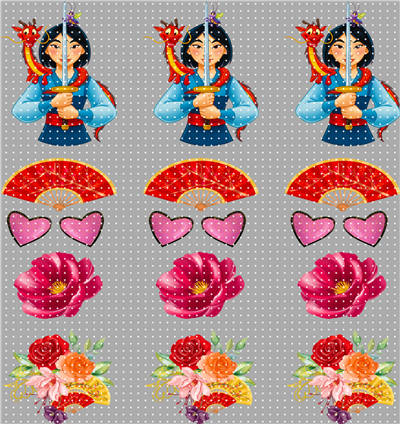 Pen sticker-F 2387